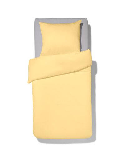 housse de couette 140x200/220 coton doux jaune clair - 5760119 - HEMA