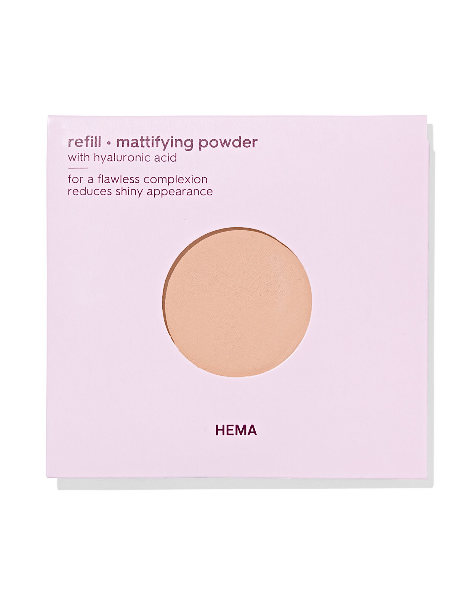 recharge poudre matifiante 19 cool beige - 11290412 - HEMA