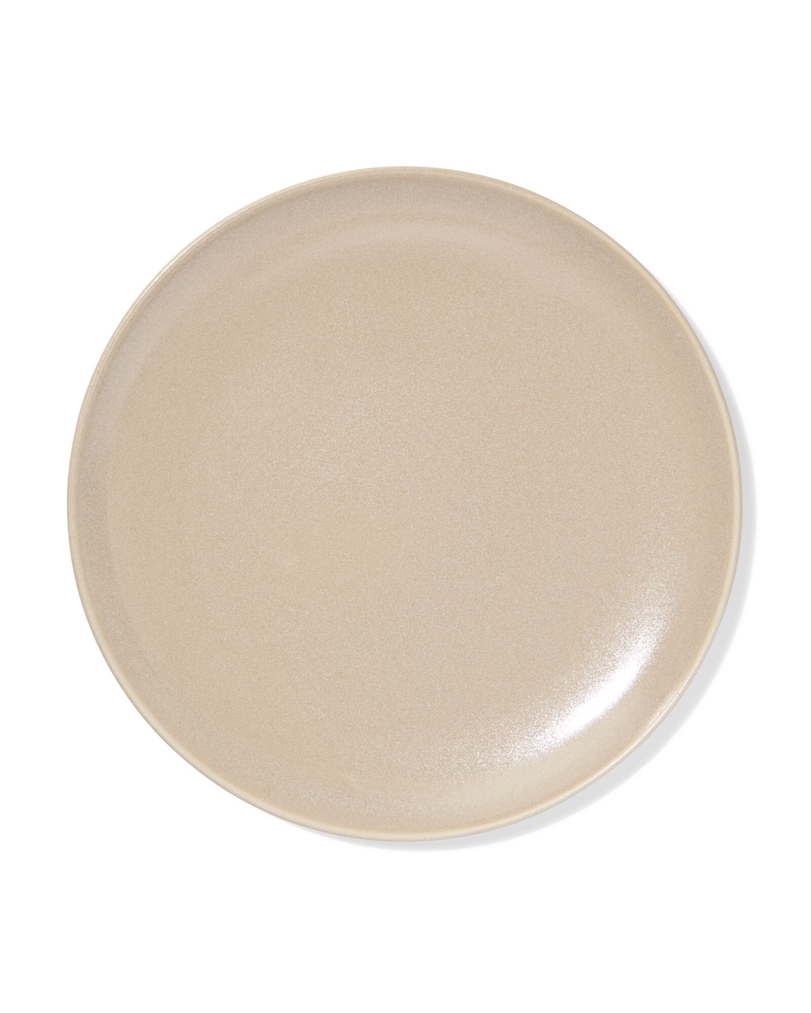 Speiseteller &Oslash; 26 cm, PUUR, reaktive Glasur, beige - 9650172 - HEMA