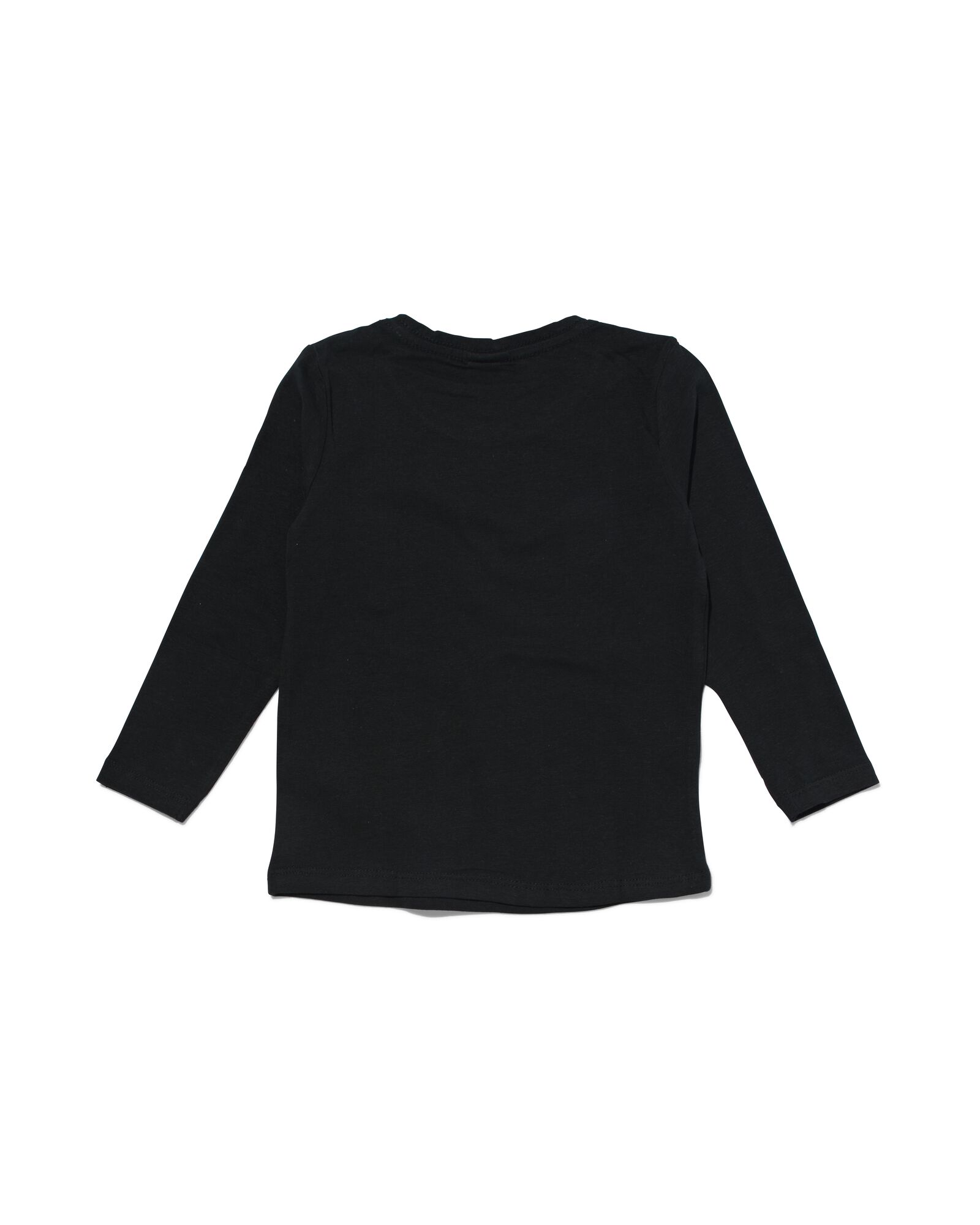 t-shirt enfant noir 122/128 - 30843645 - HEMA