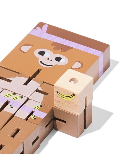 Puzzlepuppe 14 &times; 2 &times; 28,5 cm, Holz - 15100486 - HEMA