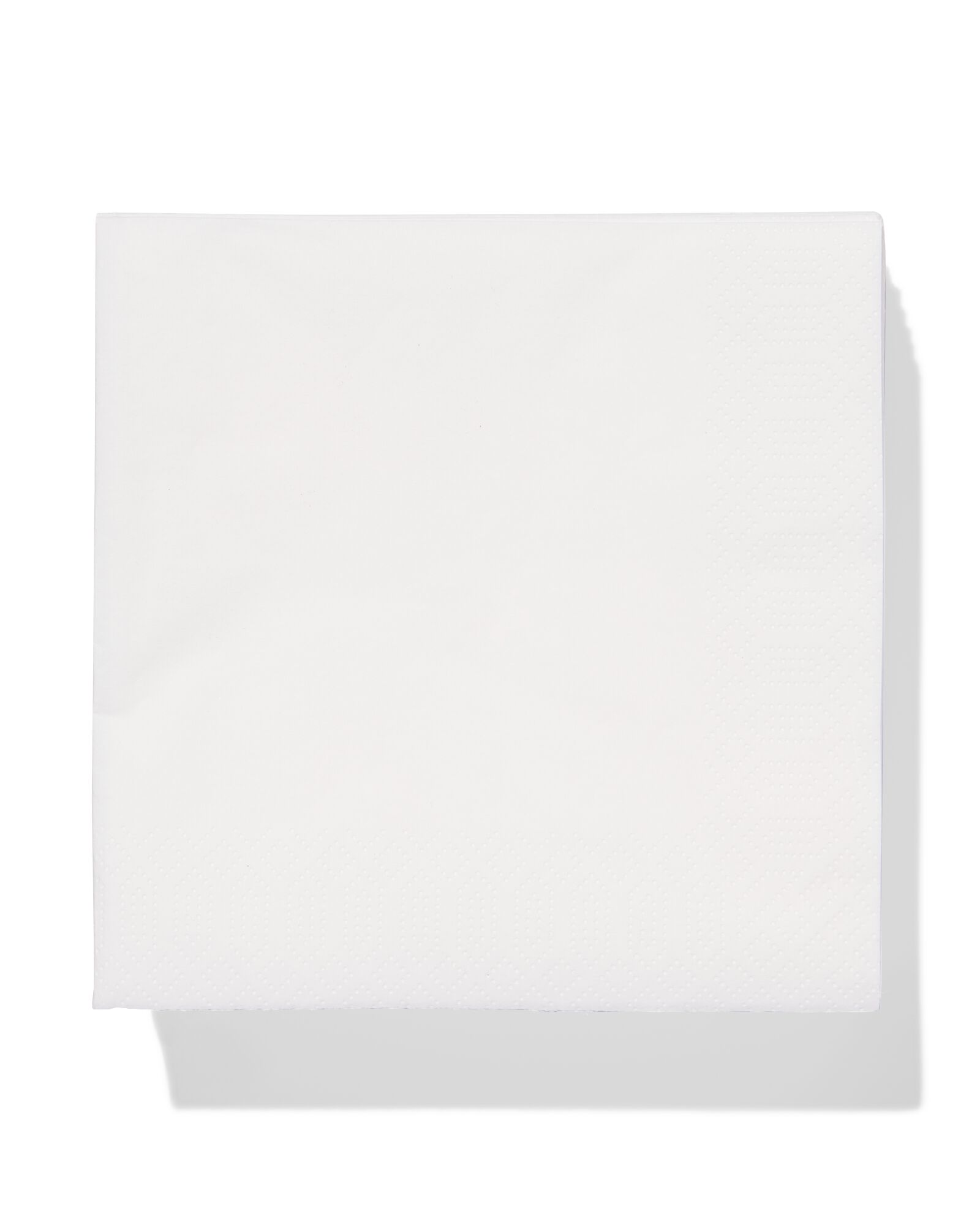 serviettes blanc - lot de 50 - 14200758 - HEMA