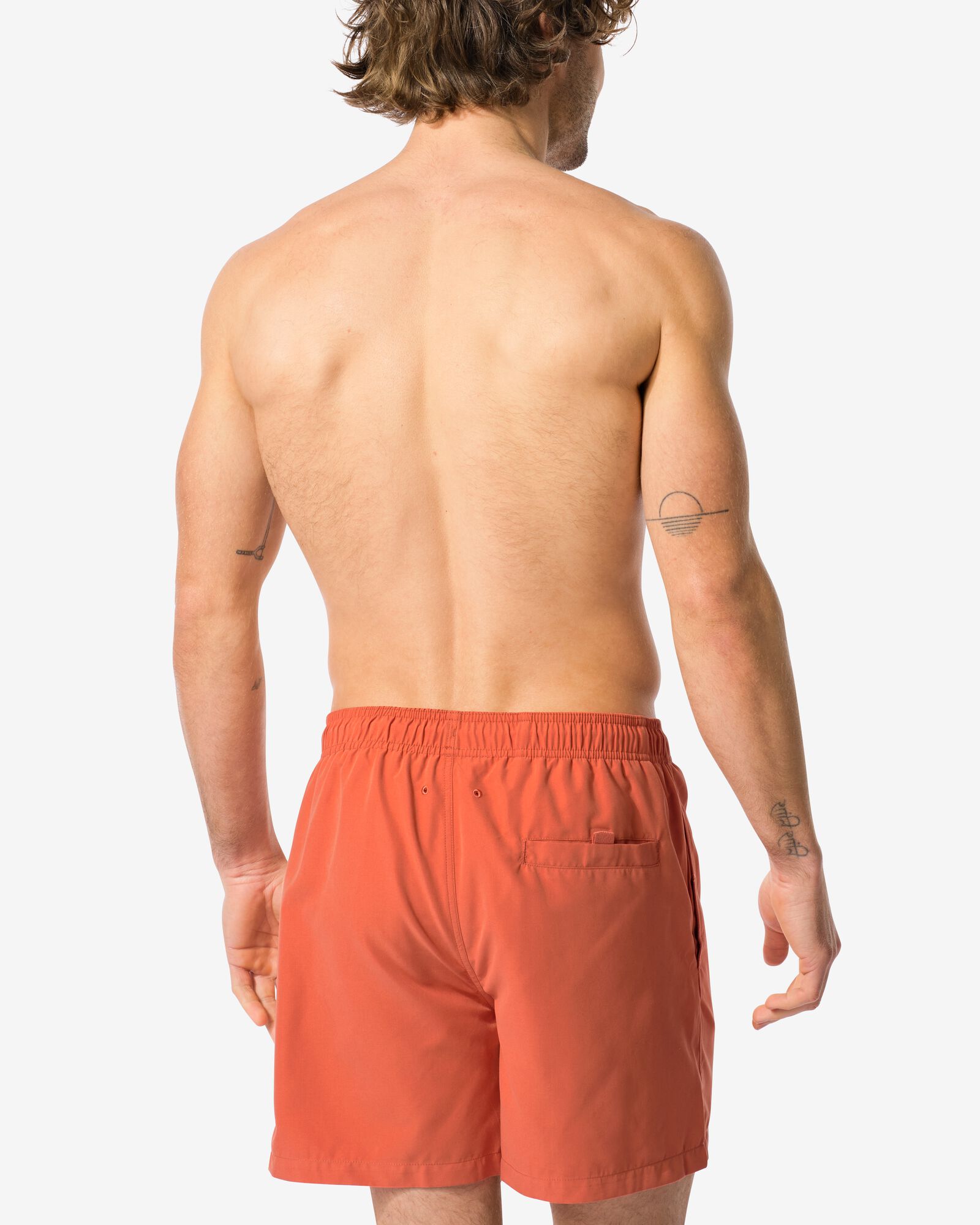 herenzwembroek  oranje - 22150025ORANGE - HEMA