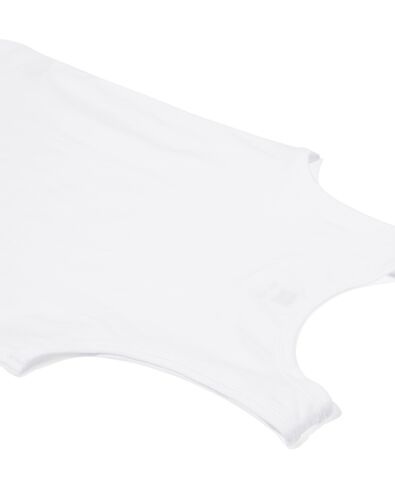 2 débardeurs basic enfant coton stretch blanc blanc - 19280990WHITE - HEMA