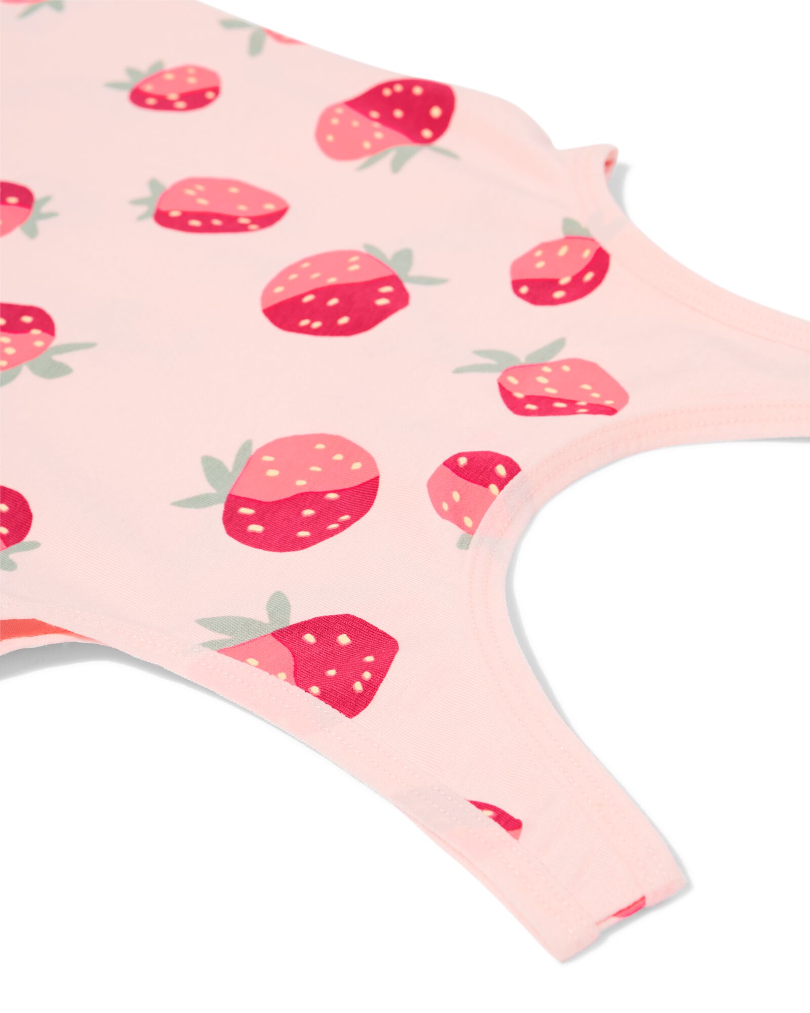 kinderhemden aardbei - 2 stuks roze roze - 19301160PINK - HEMA