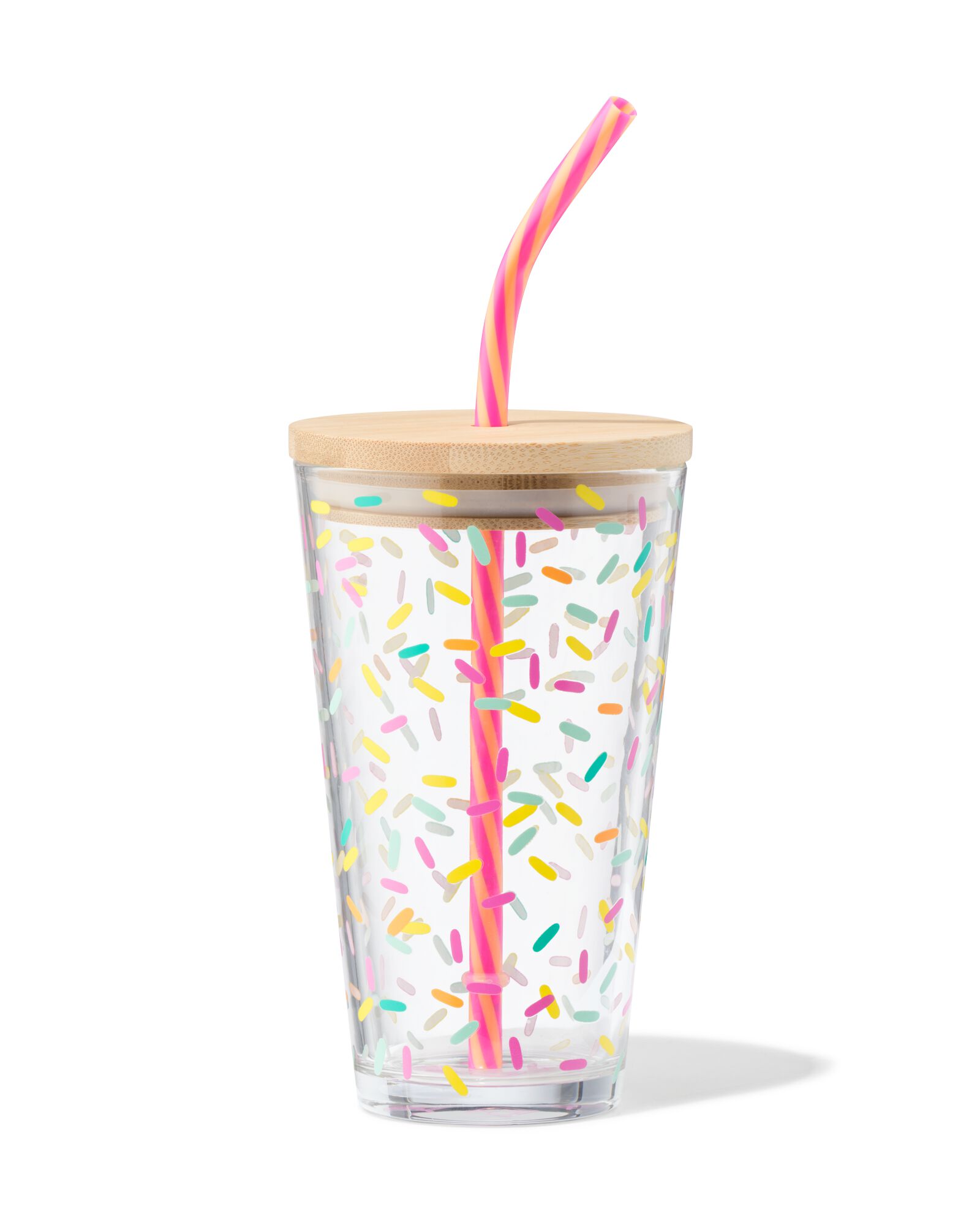 tasse bocal 410 ml bambou mouchet&eacute;e - 61130167 - HEMA