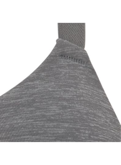 padded t- shirt bh beugel grijsmelange grijsmelange - 1000011847 - HEMA