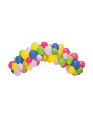 arche de ballons 75x23cm 250cm arc-en-ciel - 14250016 - HEMA