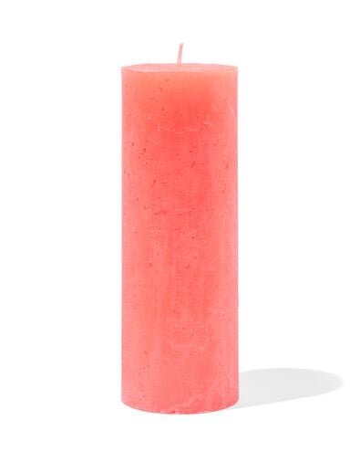 bougies rustiques orange fluorescent orange fluorescent - 2000000050 - HEMA