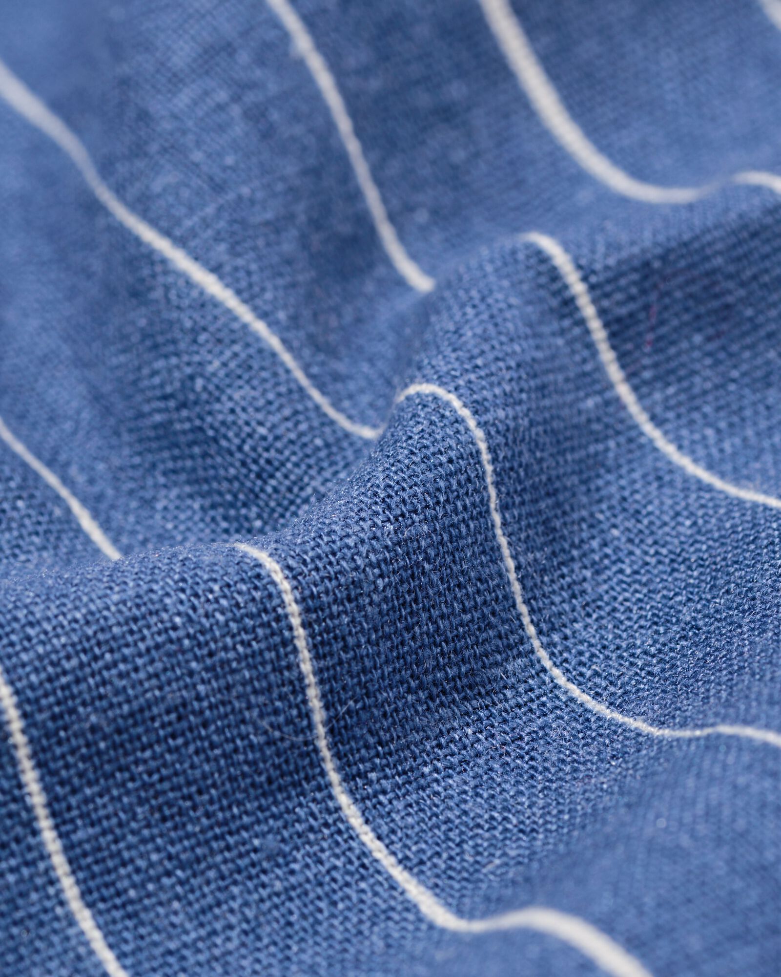 combinaison b&eacute;b&eacute; lin rayures bleu bleu - 33186270BLUE - HEMA