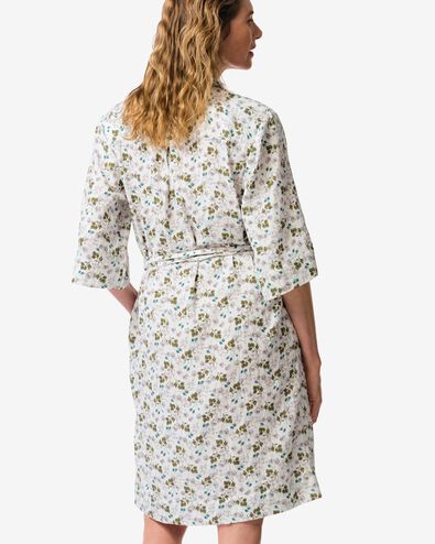 robe femme Lynn coupe droite mousseline blanc blanc - 36303910WHITE - HEMA
