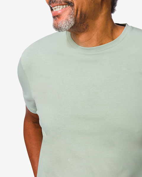 Herren-T-Shirt, Regular Fit, Rundhalsausschnitt grau grau - 1000030199 - HEMA