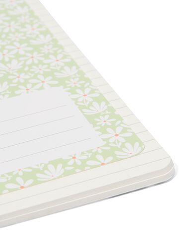 schriften A5 bloemen - 3 stuks - 14106010 - HEMA