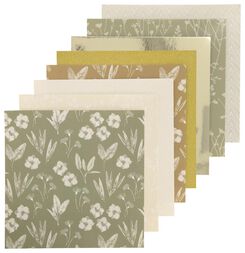 24 feuilles de papier à dessin nature 20x20 - 14183123 - HEMA