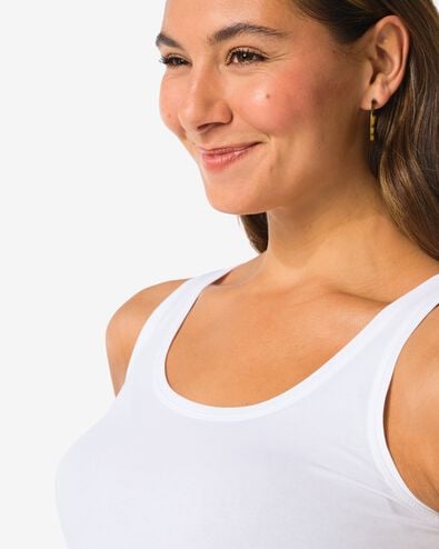 Damen-Top, Biobaumwolle wei&szlig; - 1000004702 - HEMA