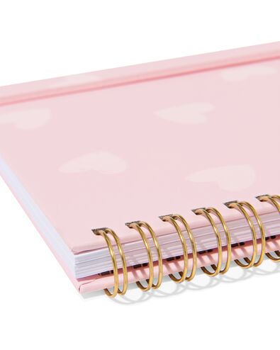 Kalender 2026, horizontal, 24,5 x 13,5 cm, Herzen - 14500612 - HEMA