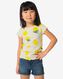 Kinder-T-Shirt, gerippt eierschalenfarben eierschalenfarben - 30836208OFFWHITE - HEMA