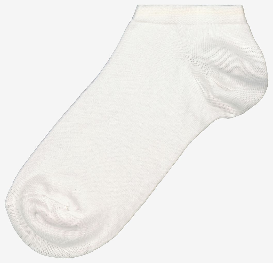 5 paires de socquettes femme avec coton blanc 35/38 - 4230156 - HEMA