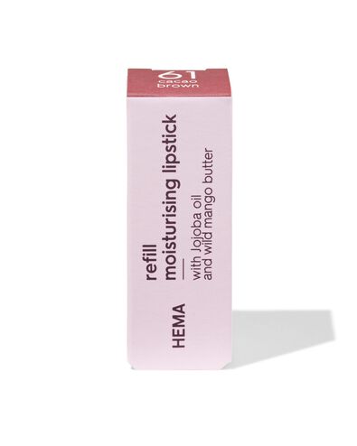 recharge rouge &agrave; l&egrave;vres hydratant 61 cacao brown - 11230461 - HEMA