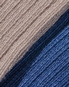 5 paires de chaussettes bébé avec bambou bleu bleu - 1000030367 - HEMA