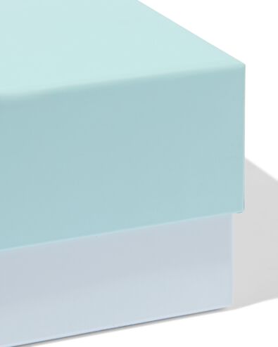 bo&icirc;te L 31x22,5x9cm papier bleu - 14700706 - HEMA