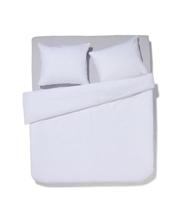 housse de couette 240x200/220 cm percale blanc - 5790217 - HEMA