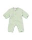 newborn jumpsuit padded mintgroen 62 - 33479613 - HEMA