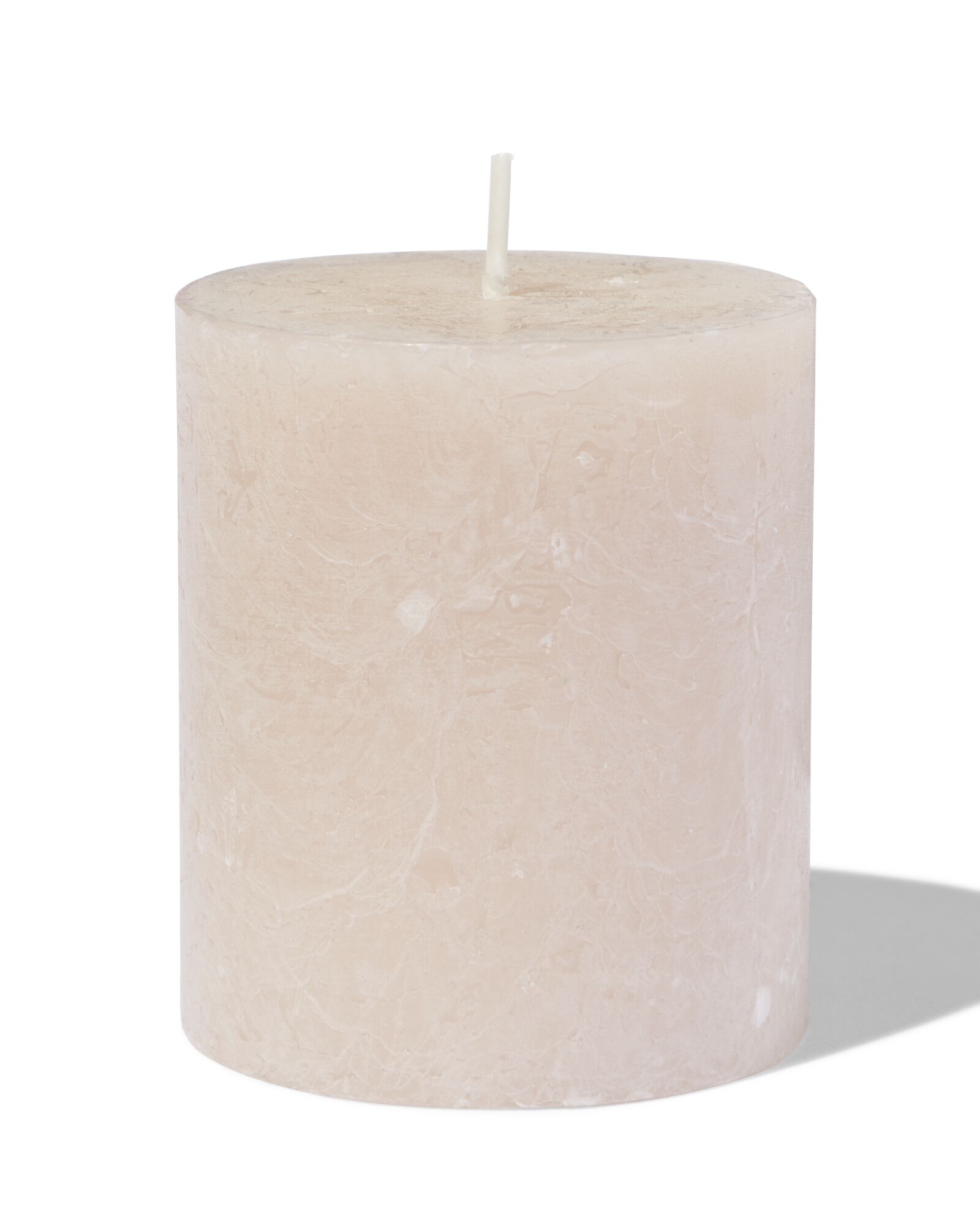 bougie rustique &Oslash; 7 x 8 cm naturelle naturel 7 x 8 - 13503011 - HEMA