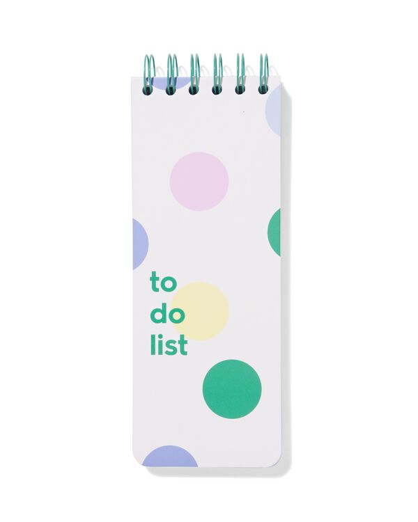 to do blok met spiraal 21x8 - 14170185 - HEMA