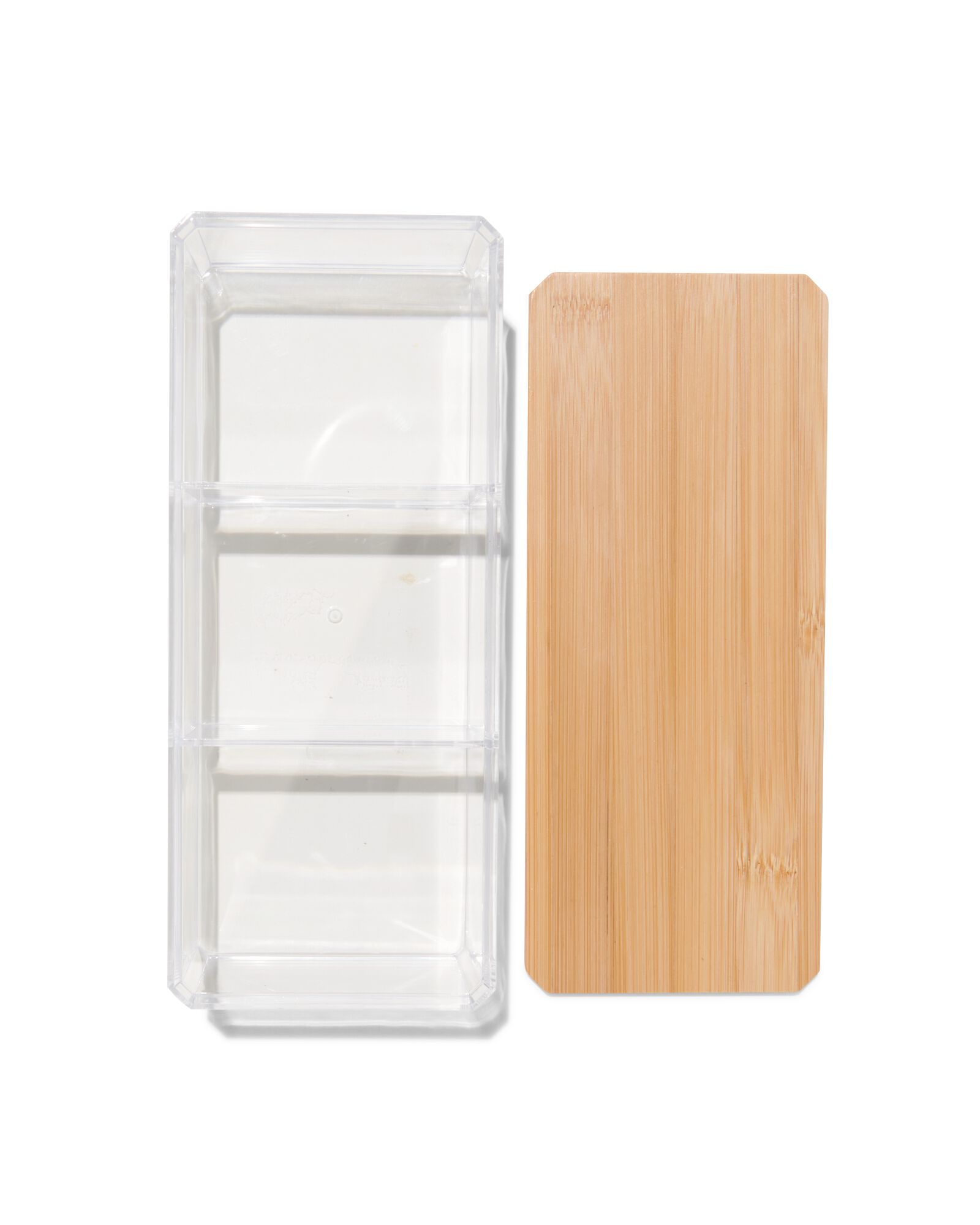 organiseur transparent avec couvercle 9x12.5x6.8 - 80330010 - HEMA