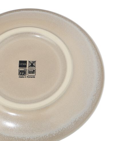 petite assiette  &Oslash;16cm PUUR gla&ccedil;ure r&eacute;active beige - 9650142 - HEMA