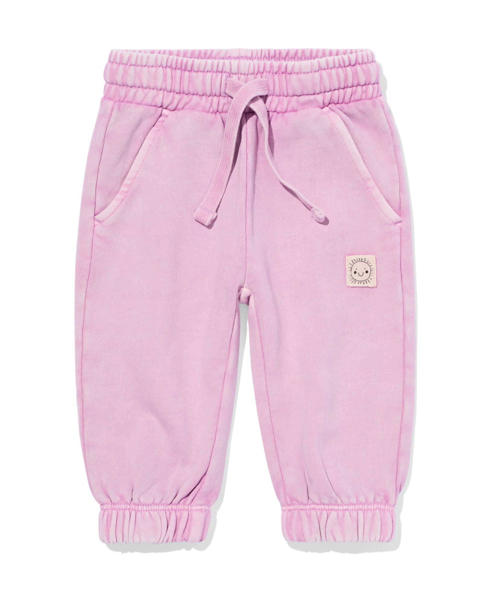 babybroek comfy fit sweatstof paars - 33057370PURPLE - HEMA