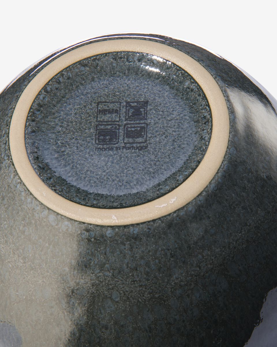 Schale Porto, 14 cm, reaktive Glasur, schwarz - 9602034 - HEMA