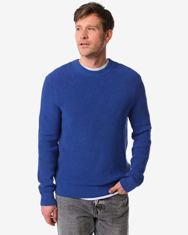 Herrenpullover Kas  knallblau knallblau - 2170240BRIGHTBLUE - HEMA