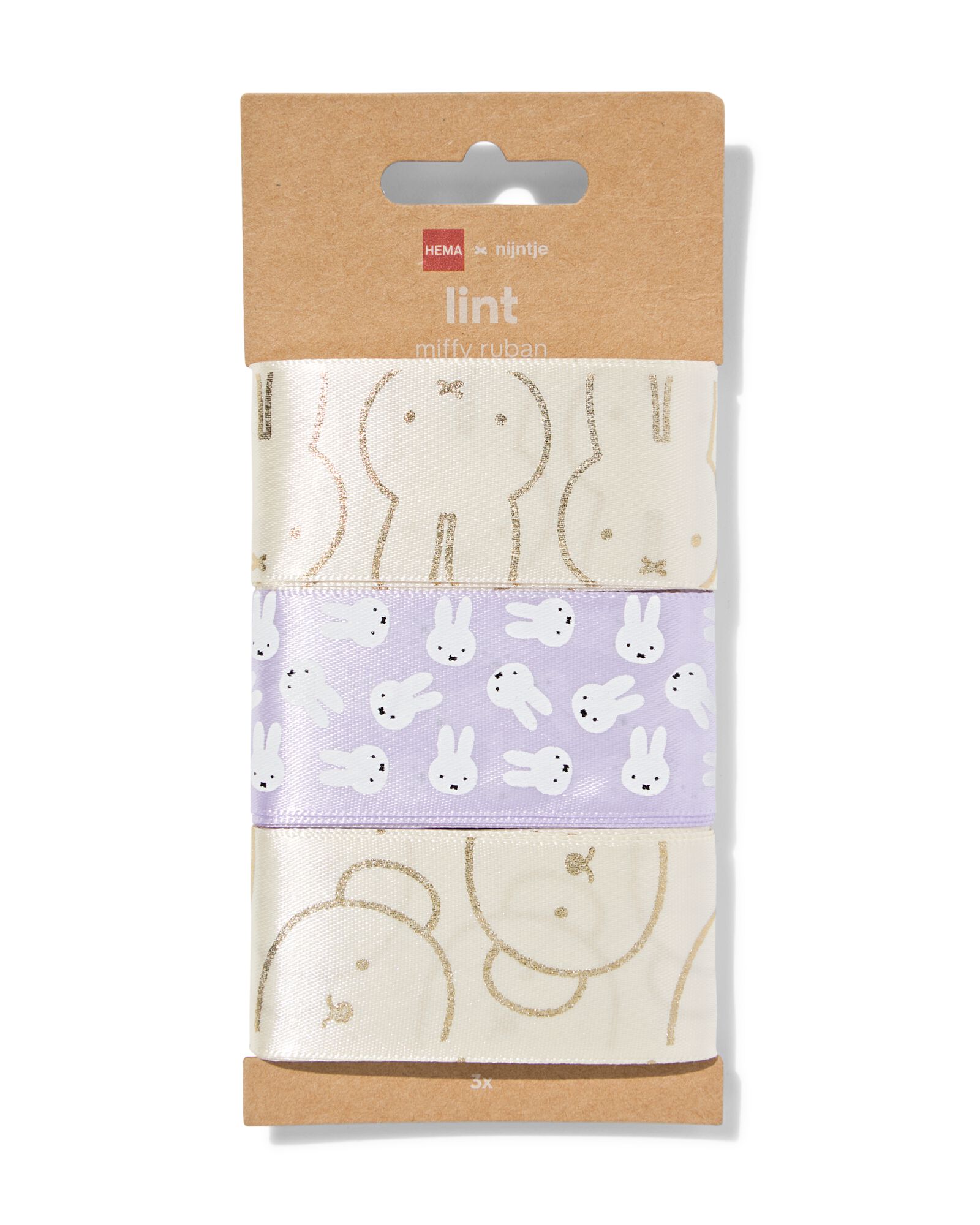ruban cadeau miffy - 3 pi&egrave;ces - 14750064 - HEMA