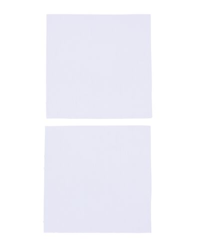 2 pi&egrave;ces de tissu &agrave; broder 25x25 coton - 60760042 - HEMA