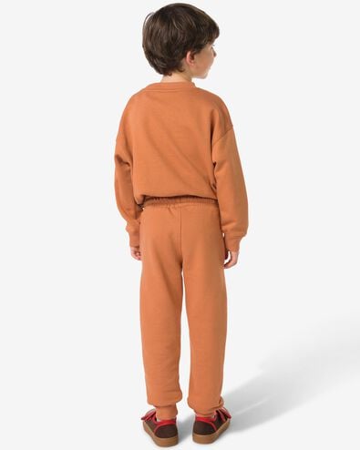 kinderbroek sweatstof bruin bruin - 30710618BROWN - HEMA