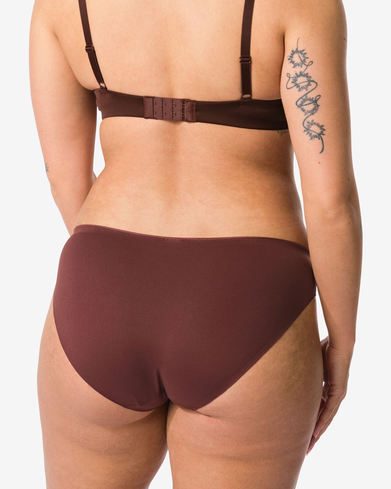 Second-Skin-Damenhipster aus Mikrofaser dunkelbraun - 19601214DARKBROWN - HEMA