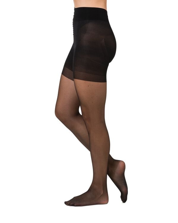 corrigerende panty 20 denier zwart zwart - 1000010419 - HEMA