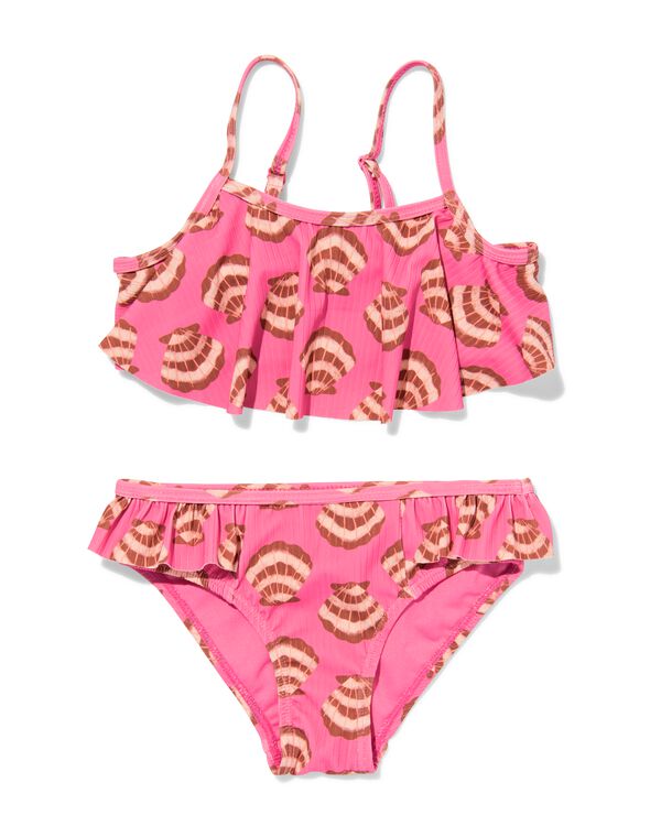 bikini enfant c&ocirc;tel&eacute; coquillage rose rose - 22260170PINK - HEMA