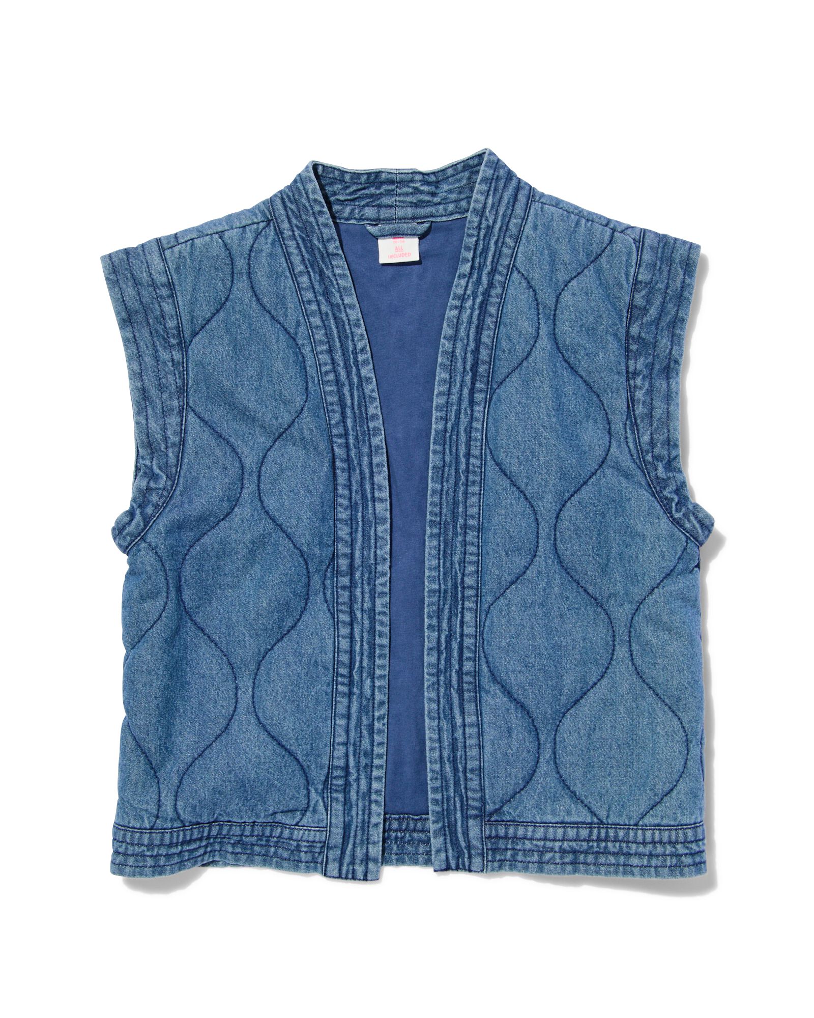 gilet enfant denim bleu - 30865764BLUE - HEMA