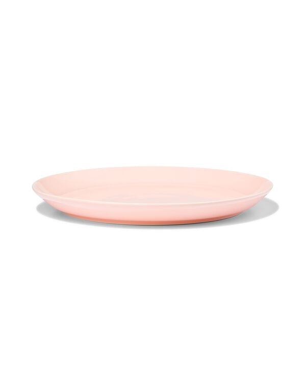 ontbijtbord Ø21cm Tafelgenoten new bone roze - 9650026 - HEMA
