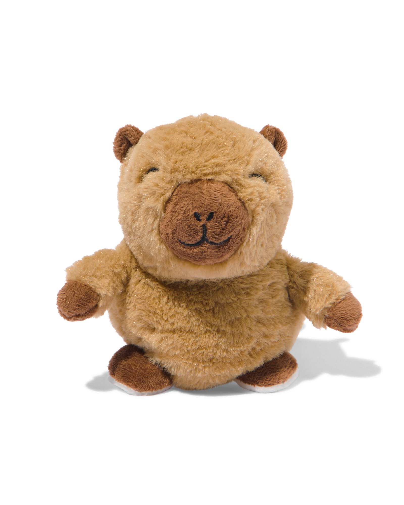 omkeerbare knuffel 16cm alpaca-capibara   - 61100515 - HEMA