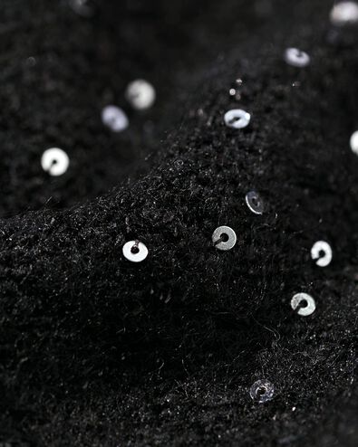 damesvest Gia glitter zwart zwart - 36205840BLACK - HEMA