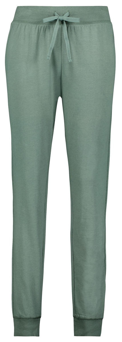 Damen-Loungehose, Baumwolle grün M - 23430043 - HEMA