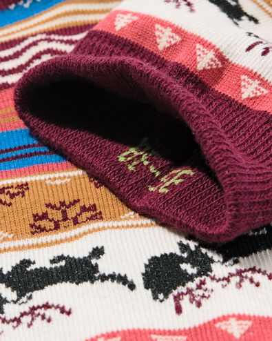 chaussettes Takkie pour adultes bordeaux - 4266550BURGUNDYRED - HEMA