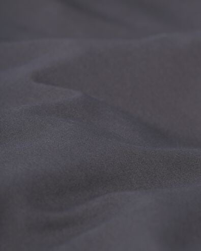 housse de couette 140x200/220cm percale gris fonc&eacute; - 5790218 - HEMA