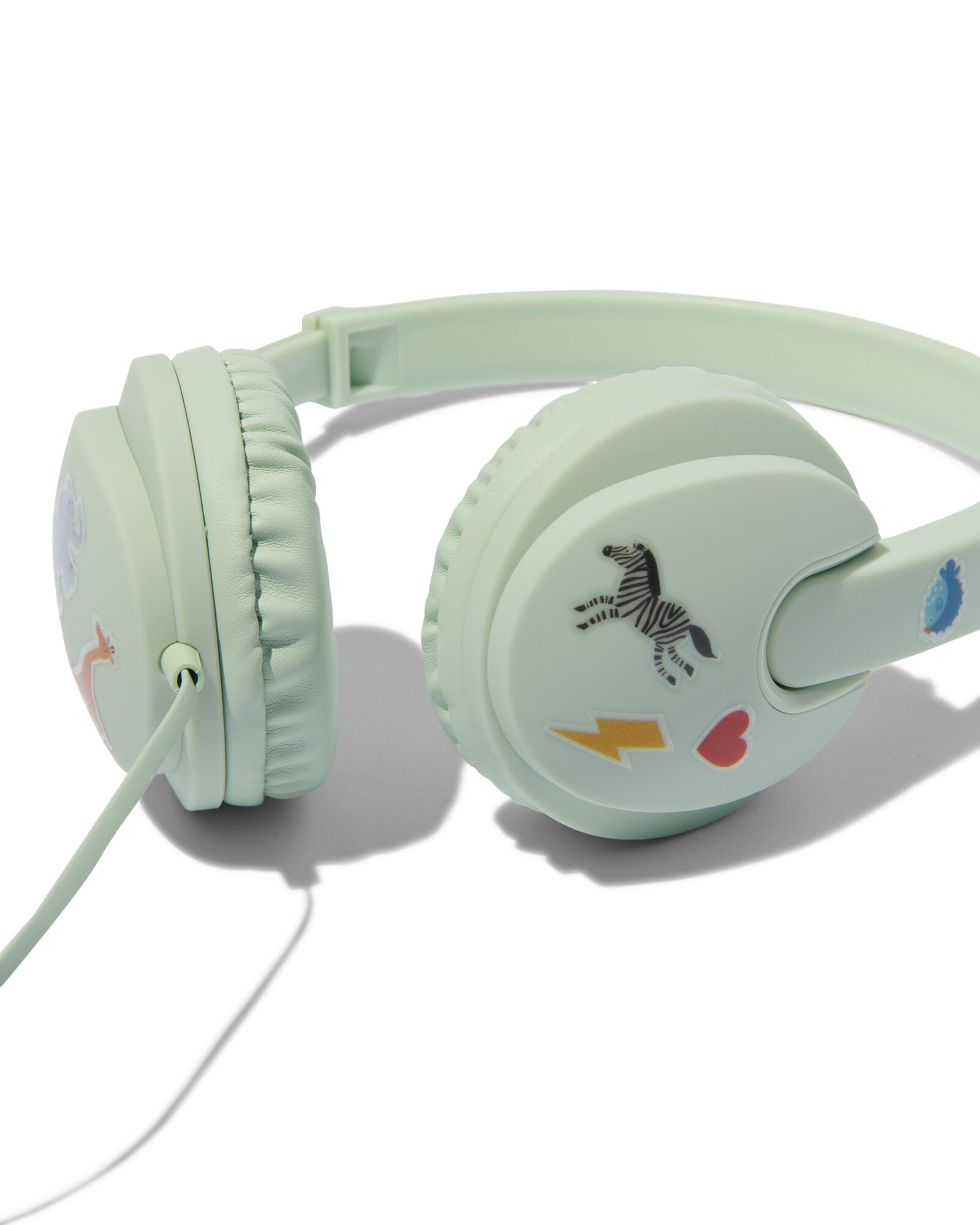 kinder koptelefoon met volumebegrenzing mint - 39620038 - HEMA