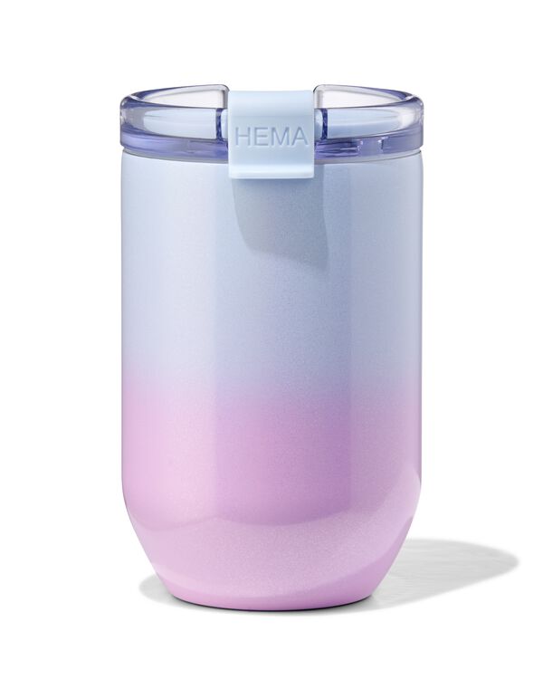 tasse &agrave; caf&eacute; &agrave; emporter 350 ml inox d&eacute;grad&eacute; de couleurs - 60101117 - HEMA