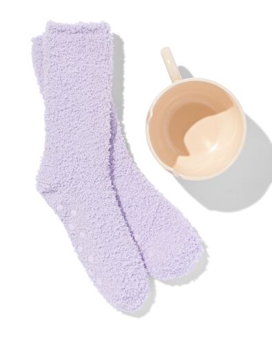 Mug 500ml avec chaussettes en peluche  - 61110416 - HEMA